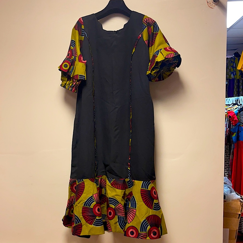 Authentic African print dress